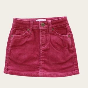NWT Jamie Kay Corduroy Mini Skirt in Magenta